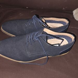 Elegant Navy Men's Derby Shoes